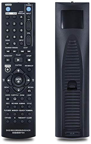 New Replacement Remote Control AKB36097101 for LG DVD Recorder/Cassette Recorder RC397H-M RC397H-M RC897T.BUSALLK RC700N RC897T RC286H RC797T RC286H-M RC297H-M RC397H-M_BUSALLK