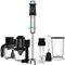 Cecotec Stabmixer Power TitanBlack 1200 XL TotalMix. 1200 W, CrossBlades Technologie mit 4-Klinge-Blättern mit schwarzer Titan-Beschichtung, Extralangem Fuß, Geschwindikeitswähler, 800-ml-Glas
