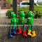 Unibos Set of 3 Outdoor Garden Ornaments Frog Sitting Toad Plant Pot Perchers