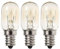 15W E14 Fridge Bulb 240V, Pygmy Freezer Light Bulbs SES Sewing Machine Bulbs Small Edison Screw Warm White 2700K 15W E14 Salt Lamp Bulb Screw in 360 Degree (3-Pack).