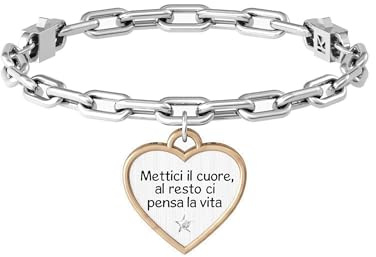 KIDULT - Bracciale Donna - Mettici il Cuore, al Resto Ci Pensa la Vita | Philosophy - 731946