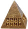 Kocris Casa Pyramidenstatuen, Reptilien, kleine Pharaonenfigur, Skulptur, goldfarben, Aquarium, Terrarium, Dekoration, Ornament, Schildkröte, Eidechse, ägyptische Dekoration