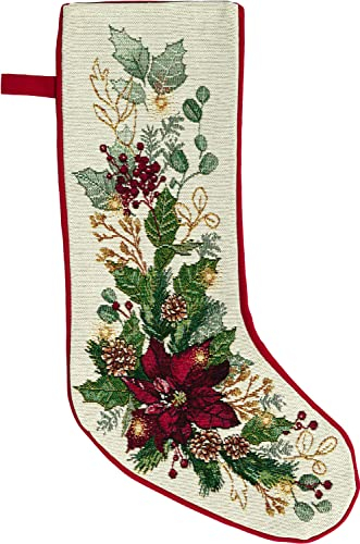 Sander Gobelin Nikolausstiefel Crimson, ca. 21 x 48 cm, Mehrfarbig