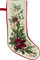 Sander Gobelin Nikolausstiefel Crimson, ca. 21 x 48 cm, Mehrfarbig