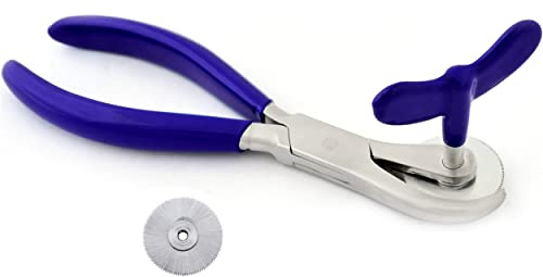 Vision TEK MED Heavy Duty Finger Ring Cutter Blue PVC Handle Metal + Extra Blade Emergency EMT First Aid Jewellery Tools