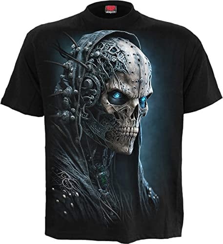 Spiral Human 2.0 Hombre Camiseta Negro L 100% algodón Regular