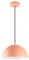 LED Universum Pendelleuchte Jada Coral Peach Orange Ø30cm x 125cm, E27 Fassung, max. 40W, Hängelampe, Hängeleuchte, Deckenlampe, Wohnzimmerleuchte, Kinderzimmerlampe, Metall