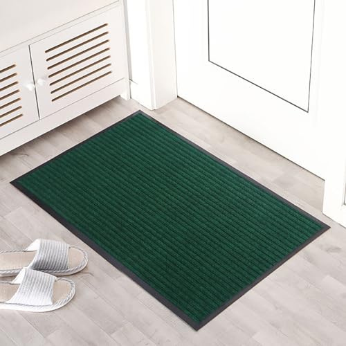 Lobwerk 14mm Türmatte Fußmatte Schmutzfangmatte Schmutzmatte Sauberlaufmatte Fußabtreter (Grün, 120x180 cm)