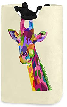 Panier à linge flamant rose flamant rose, sac à linge sale, panier à linge pliable, bac à linge en tissu imperméable, rangement de jouets avec poignées pour salle de bain et chambre à coucher