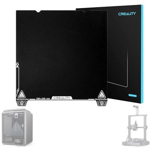 Creality Verbesserte Epoxidharz-Druckplattform, 235 x 235 mm, magnetische flexible Stahlplatte, 3D-Drucker-Plattform für Ender-3 SE/3 KE/K1/Ender-3 S1/5 S1/3 S1Pro/3/3 Pro/3S/3V2/Ender-5/5S/5Pro