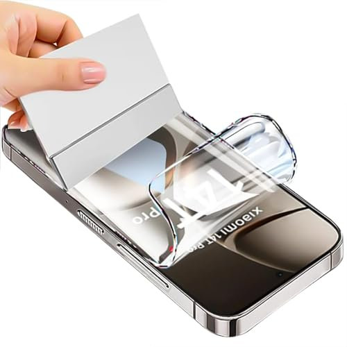 CUFEREDU 2 uds 3D Protector de Pantalla Flexible para Xiaomi 14T / 14T Pro 5G 6.67 Película de Hidrogel Transparente de TPU A Prueba de Explosiones NO Vidrio Templado