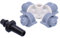 Kit Irrigatore Atomizzatore a 4 Uscite, Ampiamente Usato per L'irrigazione del Giardino, Adatto per Prati, Serre, Parchi, Forniture da Giardino, per L'irrigazione Verde, Prato
