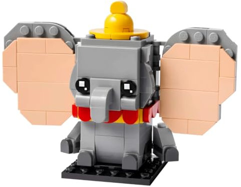 EGO BrickHeadz 40792 Dumbo – Bauset für Kinder und Sammler ab 10 Jahren, 176 Teile, ikonische Disney Figur, farbenfrohes Modell zum Bauen und Ausstellen