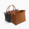 lumanothy Taschen Organizer Shopper, Handtaschen Organizer mit Multi-Pocket, Filz Longchamp Organizer für Longchamp, polene, mommy bag, Einkaufstasche, Braun, S