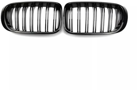 YCYHMHH Griglia anteriore in metallo nero lucido per BMW X3 F25 X4 F26 2015-17