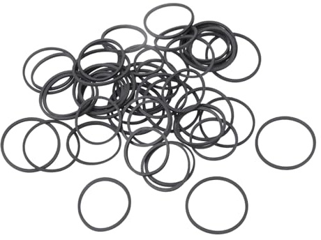 50pcs Square Tape Machine Belt Assorted Belts Mixed 30-40mm 1.2mm For Recorder DVDs Drive Turntable