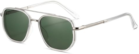 kimorn Polarized Sunglasses for Women Retro Square Frame Sun Glasses UV400 Protection Shades