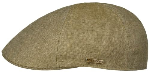 Stetson Texas Gavona Flatcap Schirmmütze UV-Schutz 40 Herren Frühling Sommer Oliv L (58-59 cm)