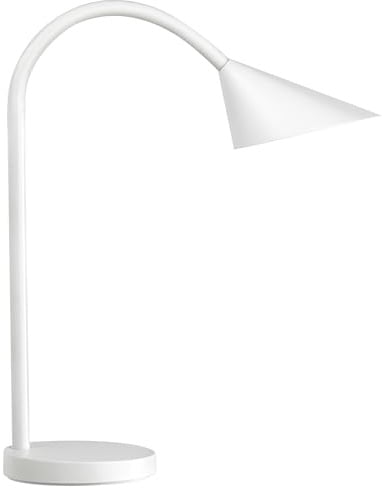 Unilux 400077404 moderne LED-Schreibtischlampe, flexible Schreibtisch-Leuchte Bürolampe Tischlampe Leselampe Leuchte Büroleuchte Schreibtischleuchte Tischleuchte