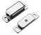 Quality Heavy Duty Magnetic Catch with 6kg Pull Rating + Screws (Polished Chrome)