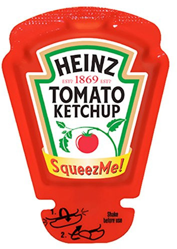Heinz Tomato Ketchup Squeeze Me Portions - 100x26ml