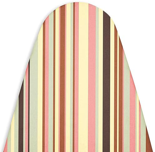 Encasa Homes 'Luxury Line' Ironing Board Cover with Extra Thick Padding Large 125 X 40 Cm Multistripes Printed for Home & Hotel