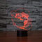 3D Fisch Illusions LED Lampen Tolle 7 Farbwechsel Acryl berühren Tabelle Schreibtisch-Nacht licht mit USB-Kabel für Kinder Schlafzimmer Geburtstagsgeschenke Geschenk.