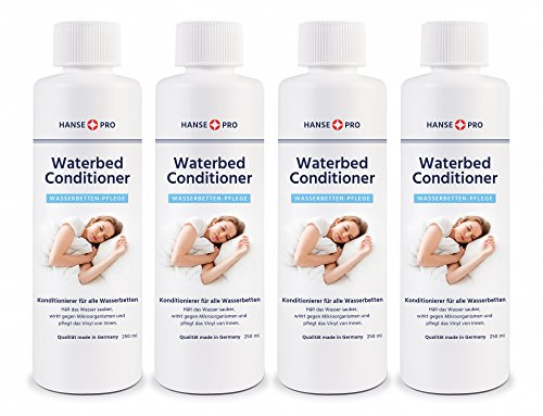 HANSE PRO Waterbed Conditioner (4 x 250 ml) I für alle Wasserbetten geeignet I Konditionierer I Wasserbetten-Pflege I Wasserbett-Zubehör