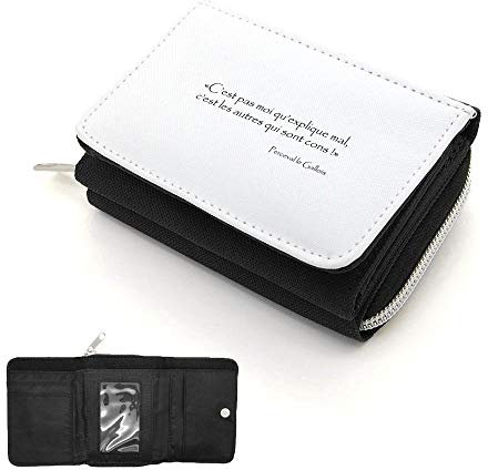 Mygoodprice Portefeuille à Rabat Porte-Monnaie Kaamelott Perceval explique Mal Noir