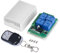 Wireless Remote Control Momentary Switch System Transmitter & Receiver with Receiver Relay Smart House Equipment for Home Garage Doors Use DC12V 4-CH 433MHZ