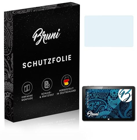Bruni Schutzfolie kompatibel mit CSL Panther Tab HD Folie, glasklare Displayschutzfolie (2X)