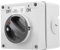 Eujgoov Interruptor Giratorio 250V 2 Posiciones IP66 a Prueba de Agua y Polvo, Interruptor Selector con Bloqueo de Seguridad, 2P32A