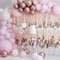 Ginger Ray - Kit di decorazioni per palloncino fai da te in oro rosa e oro rosa, confezione da 200