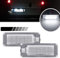 2 x weiße LED Kennzeichenbeleuchtung Canbus LED Nummernschildbeleuchtung kompatibel mit Fiat Ducato Peugeot Boxer Citroen Jumper 2006–2019