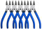 KAIHAOWIN 5 Pezzi Pinza a Taglio Laterale, Tronchesina per Elettronica 160 mm, Pinza Elettricista Tronchesino Modellismo, Tronchesino Piccolo per Modelli e Fili Morbidi