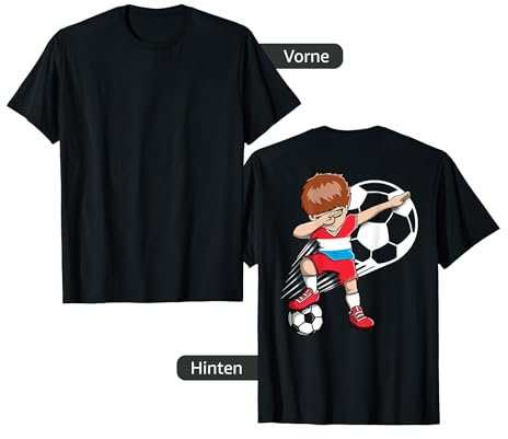 Dabbing Fußball Junge Luxemburg Fans Trikot Luxemburg T-Shirt