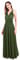 Abendkleid Lang Damen Elegant Rückenfreies Multiway Bandage Wickelkleid Festlich Hochzeitskleid Brautkleid Brautjungfernkleider Cocktailkleid Weihnachten Silvester Partykleid Ballkleid Dunkelgrün S