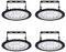 Sararoom 4 Pack 50W UFO LED Hallenleuchte 4000LM Superhell LED Industrielampe Kaltweiß 6500K Hallenstrahler - 120°Abstrahlwinkel Industrial Kronleuchter Werkstattlampe für Fabriken Flughafen Garage