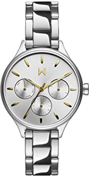 MVMT Multi Zifferblatt Quarz Uhr für Damen mit Silbernes Edelstahlarmband - 28000237-D