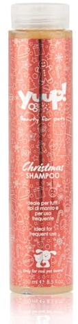 YUUP! Weihnachtsshampoo 250 ml, Limited Edition, für Hund und Katze, mit Duft von Lebkuchen, Butter und Keksen