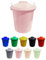 Jardin202 - Cubo Basura de plástico con Tapadera | Cubo almacenaje y reciclar (21 litros, Rosa)