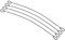 PATIKIL 12 Inch Safety Cable Lock, 4 Pack Stainless Steel 2mm Dia Security Wire Rope with Double Loop for Stage Lighting Luggage Lock Black