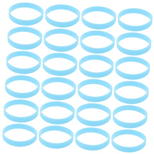 FRCOLOR 100st Leuchtendes Silikonarmband Stretch-silikon Leuchtbänder Für Partys Silikon- Armband Leuchtende Silikonarmbänder Sportzubehör Aufleuchten Sportgürtel Halloween Kind Kieselgel