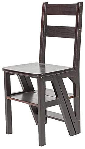 Tragbarer Tritthocker, einfacher Familienhocker – Klappleiter, Multifunktionsstuhl, 4 Holzküchen-Holzleitern für Küche, Wohnzimmer, Schlafzimmer