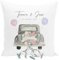 DEL MÀ Unique & Personal Hochzeit Geldgeschenk Verpackung Kissen personalisiert Hochzeitsgeschenk für Brautpaar Dekokissen für Geld 40x40 cm inkl. Füllung und Bezug