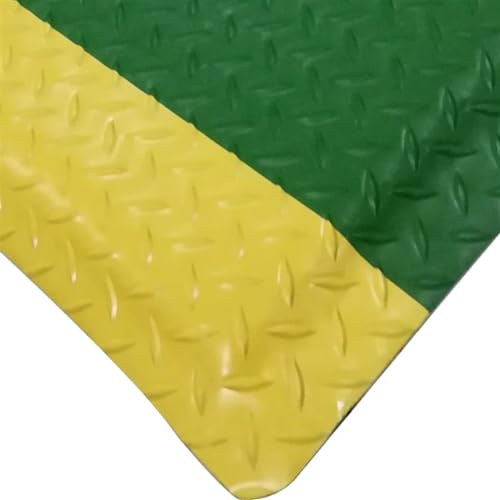BESNUT Anti-Ermüdungsmatte for Steharbeitsplätze – Ergonomische Arbeitsplatzmatte for mehr Komfort beim Stehen und Laufen – rutschfest und langlebig – strapazierfähig (Color : Green1, Size : 40x20cm)