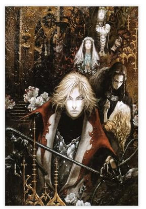 AAVEDA Castlevania Leinwand-Poster, Wandkunst, Dekordruck, Gemälde für Wohnzimmer, Schlafzimmer, Dekoration, ungerahmt, 30 x 45 cm