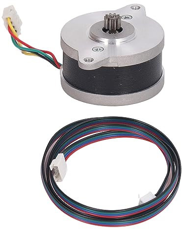 Motoren NEMA14 36-mm-Rund-Pfannkuchenmotor, Extruder-Schrittmotor Nema14 2-Phasen-36-mm-Pfannkuchenmotor Mit 78-cm-Verlängerungskabel Für Orbitor DC0-24V