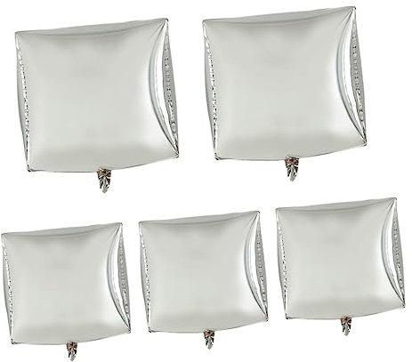 Cabilock 5piezas De Película De Aluminio Globos Para Decoración De Fiesta Plateado