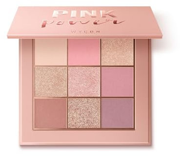 WYCON cosmetics PINK POWER EYESHADOW PALETTE 9 Ombretti in Texture Matt e Shimmer